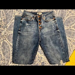 A pair of women’s jeans